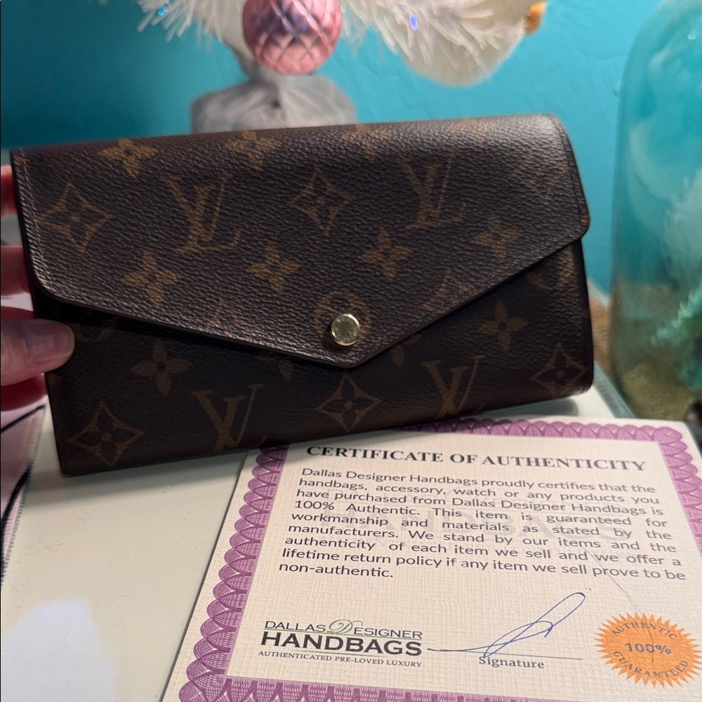 Louis Vuitton Dark Brown Monogram Wallet